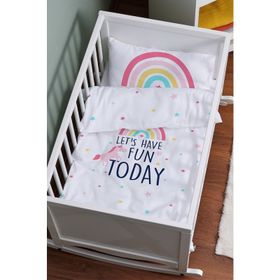 Tuğba Kuğu Pure Baby Serisi Unicorn Fun 60x100 cm Anne Yanı Beşik Nevresim Takımı