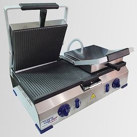 Tuğra TE-7750 Çift Baskılı 8+8 Dilim Sanayi Tipi Döküm Elektrikli Eko Tost Makinası