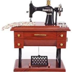 Tuğra Ticaret Dikiş Makinası Müzikli Müzik Kutusu Kurmalı Hediyelik Eşya