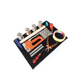 Tuğra TT-00230083 Filografi Zımba Makineli Kumaş Kaplı Tahta Vav Kalıp Full Set