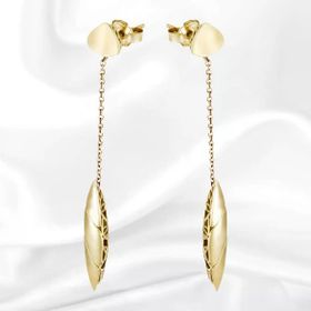 Tuğrul Altın T001647 Altın Küpe