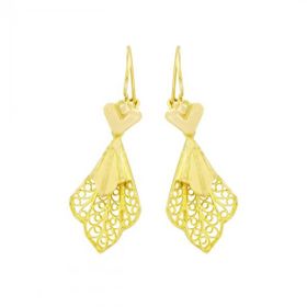 Tuğrul Altın T002577 Altın Küpe