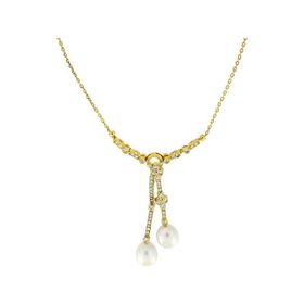Tuğrul Altın T002628 Altın İnci Kolye