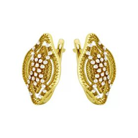 Tuğrul Altın T003435 Altın Küpe