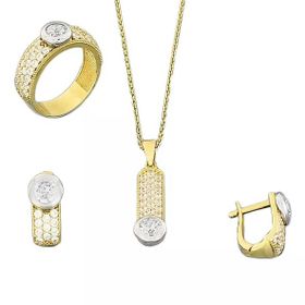 Tuğrul Altın T004466 Altın Üçlü Set