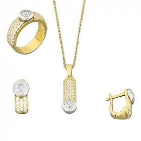 Tuğrul Altın T004466 Altın Üçlü Set