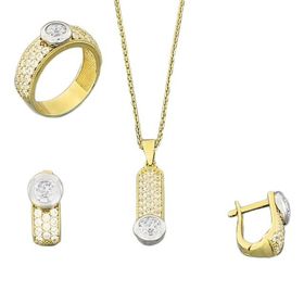 Tuğrul Altın T004466 Altın Üçlü Set