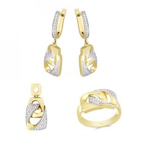 Tuğrul Altın T004555-T021484-T021483​​​ Altın Üçlü Set ​