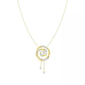 Tuğrul Altın T005083 Altın Spiral Kolye