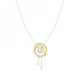 Tuğrul Altın T005083 Altın Spiral Kolye