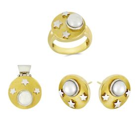 Tuğrul Altın T007522 Altın İnci Set