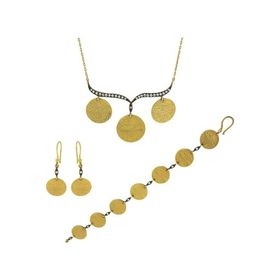 Tuğrul Altın T008118 Altın Üçlü Set