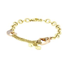 Tuğrul Altın T011075 Taşlı Altın Bileklik