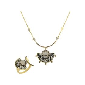 Tuğrul Altın T016136 Altın İkili Set