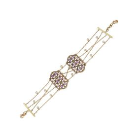 Tuğrul Altın T016139 Taşlı Altın Bileklik
