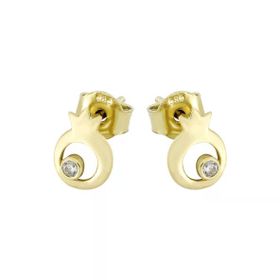 Tuğrul Altın T016291 Altın Küpe