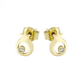 Tuğrul Altın T016291 Altın Küpe