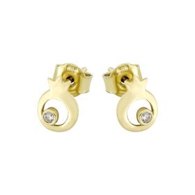 Tuğrul Altın T016291 Altın Küpe