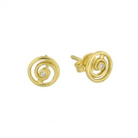 Tuğrul Altın T016341 Altın Küpe