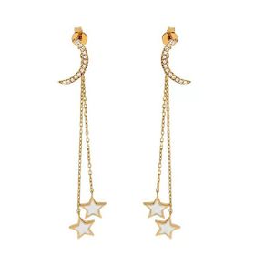 Tuğrul Altın T023629 Altın Sallantılı Küpe