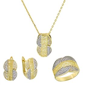 Tuğrul Altın T024639 Altın Üçlü Set