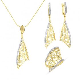 Tuğrul Altın T026766 Altın Üçlü Set
