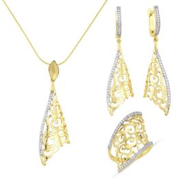 Tuğrul Altın T026766 Altın Üçlü Set