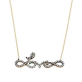 Tuğrul Altın T026772 Altın Love Kolye