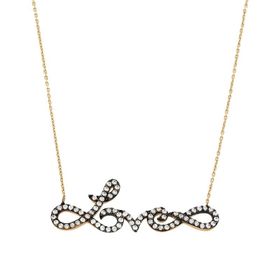 Tuğrul Altın T026772 Altın Love Kolye