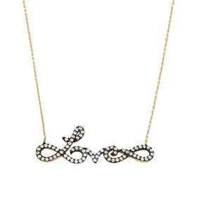 Tuğrul Altın T026773 Altın Love Kolye