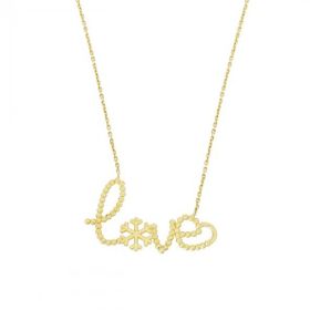 Tuğrul Altın T026787 Altın Love Kolye