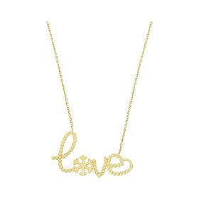 Tuğrul Altın T026787 Altın Love Kolye