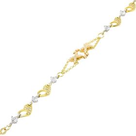Tuğrul Altın T028591 Taşlı Altın Bileklik