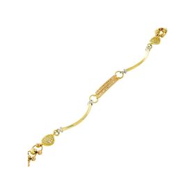 Tuğrul Altın T028605 Taşlı Altın Bileklik