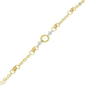 Tuğrul Altın T029524 Taşlı Altın Bileklik