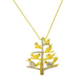Tuğrul Altın T031396 Kuş Figürlü Altın Kolye