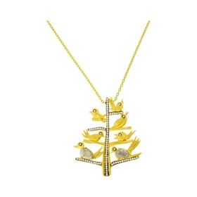 Tuğrul Altın T031396 Kuş Figürlü Altın Kolye