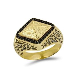 Tuğrul Altın T031601 Altın Erkek Yüzük