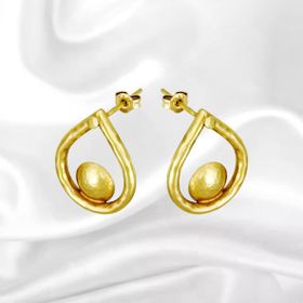 Tuğrul Altın T035770 Altın Dövme Küpe