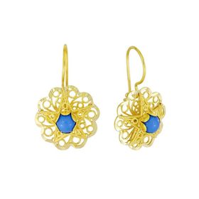 Tuğrul Altın T036477 Altın Çiçek Küpe