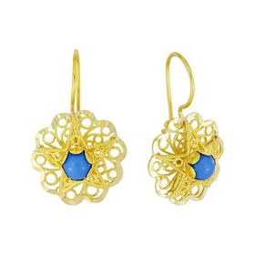 Tuğrul Altın T036477 Altın Çiçek Küpe