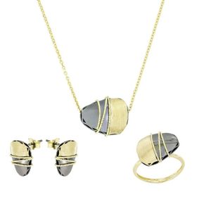 Tuğrul Altın T036986 Altın Üçlü Set