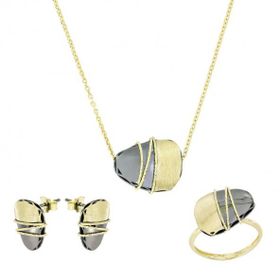 Tuğrul Altın T036986 Altın Üçlü Set