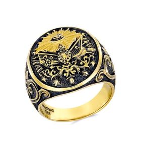Tuğrul Altın T038226 Altın Erkek Yüzük