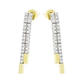 Tuğrul Altın T039704 Altın Küpe