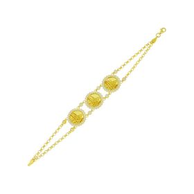 Tuğrul Altın T048592 Osmanlı Tuğralı Altın Bileklik