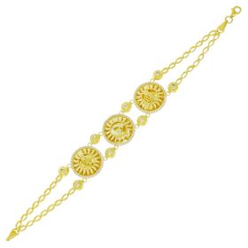 Tuğrul Altın T048610 Osmanlı Tuğralı Altın Bileklik