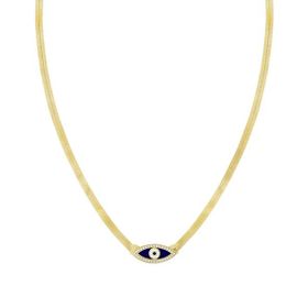 Tuğrul Altın T056287 Altın Nazar Boncuklu Kolye