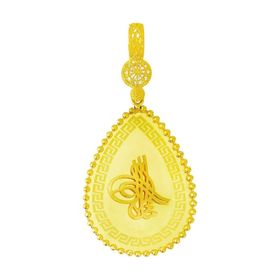Tuğrul Altın T056739 Altın Tuğralı Kolye Ucu