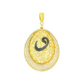 Tuğrul Altın T057746 Çerçeveli Altın Kolye Ucu